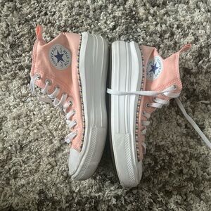 Converse Pink Platform Sneakers